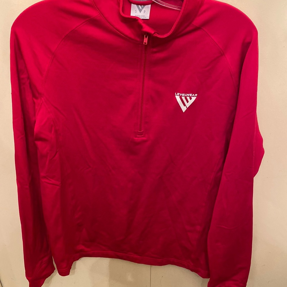 Mens 1/4 zip size small Levelwear